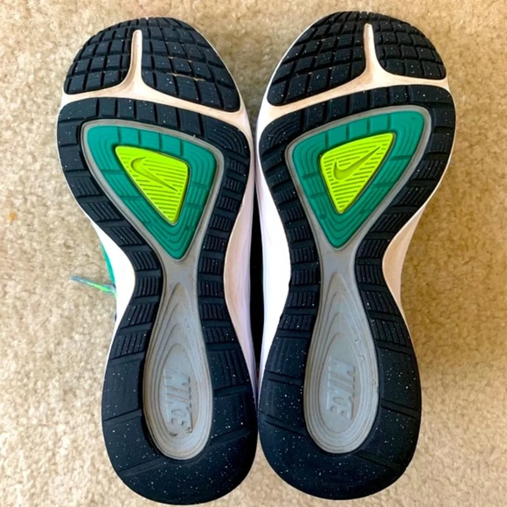 Nike Teal And Gray Dual Fusion X Running Shoes Size 6.5
